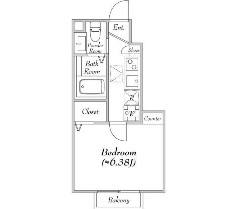 エルスタンザ明大前の間取り