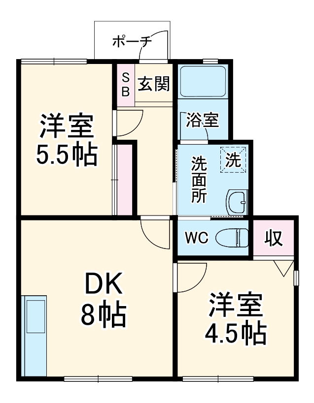 フィオーレ盆栽の間取り