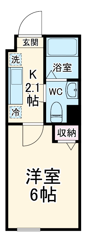 エクセラン南浦和の間取り