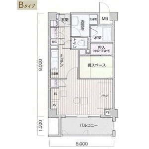 メイビル覚王山の間取り