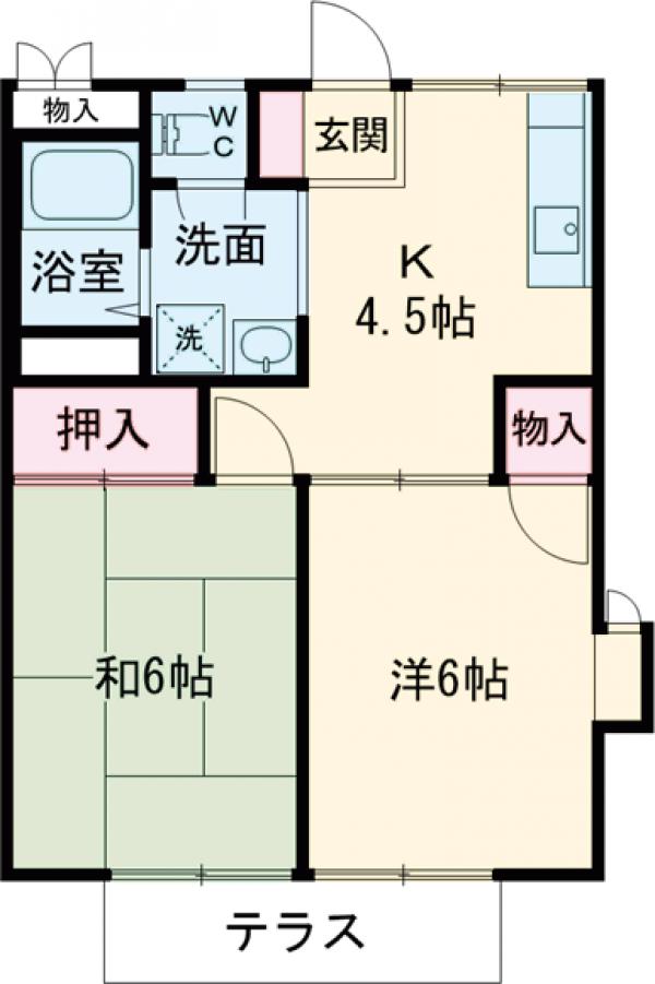 ウエストヒルズ・ショウBの間取り