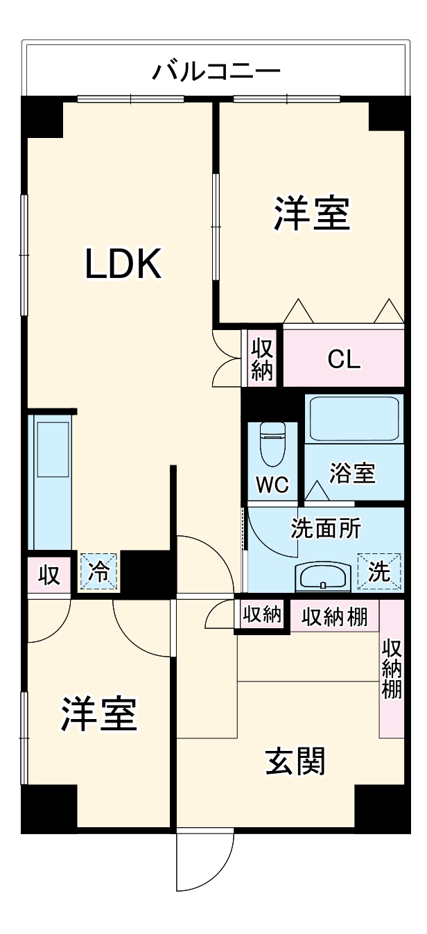 エンゼルハイム綱島第2の間取り