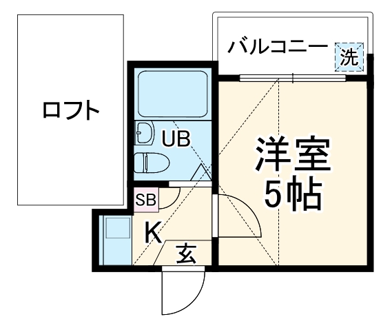 FLAT-Bの間取り