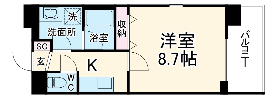 Cion Nagoya meiekiの間取り