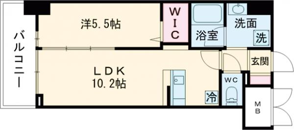 ストーリア茨木の間取り
