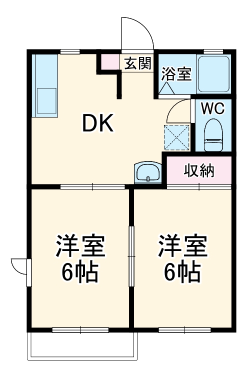 サントノーレA棟の間取り