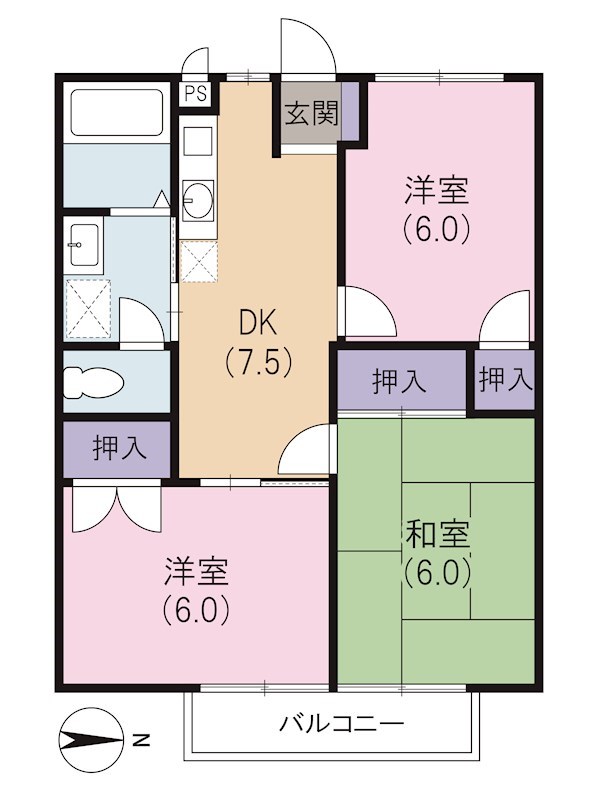 ベルツリーⅠの間取り