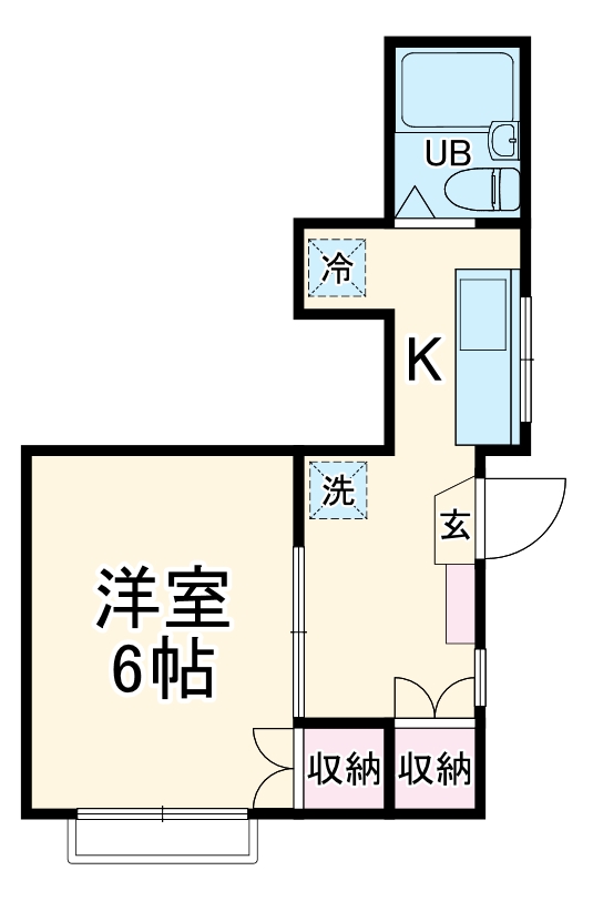 菊池アパートの間取り