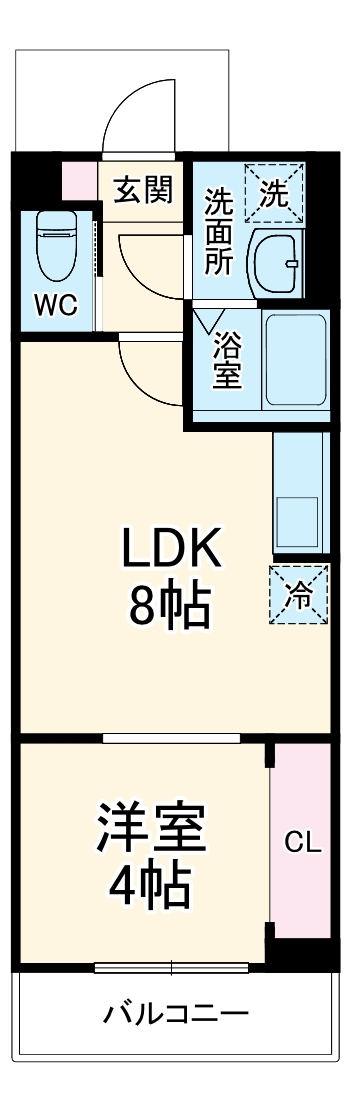 Ｇｒａｎｄｉｒ・302号室の間取り