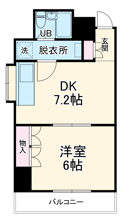 ルモン戸田壱番館・303号室の間取り