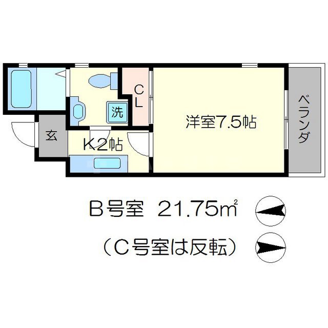 サイト京都西院の間取り