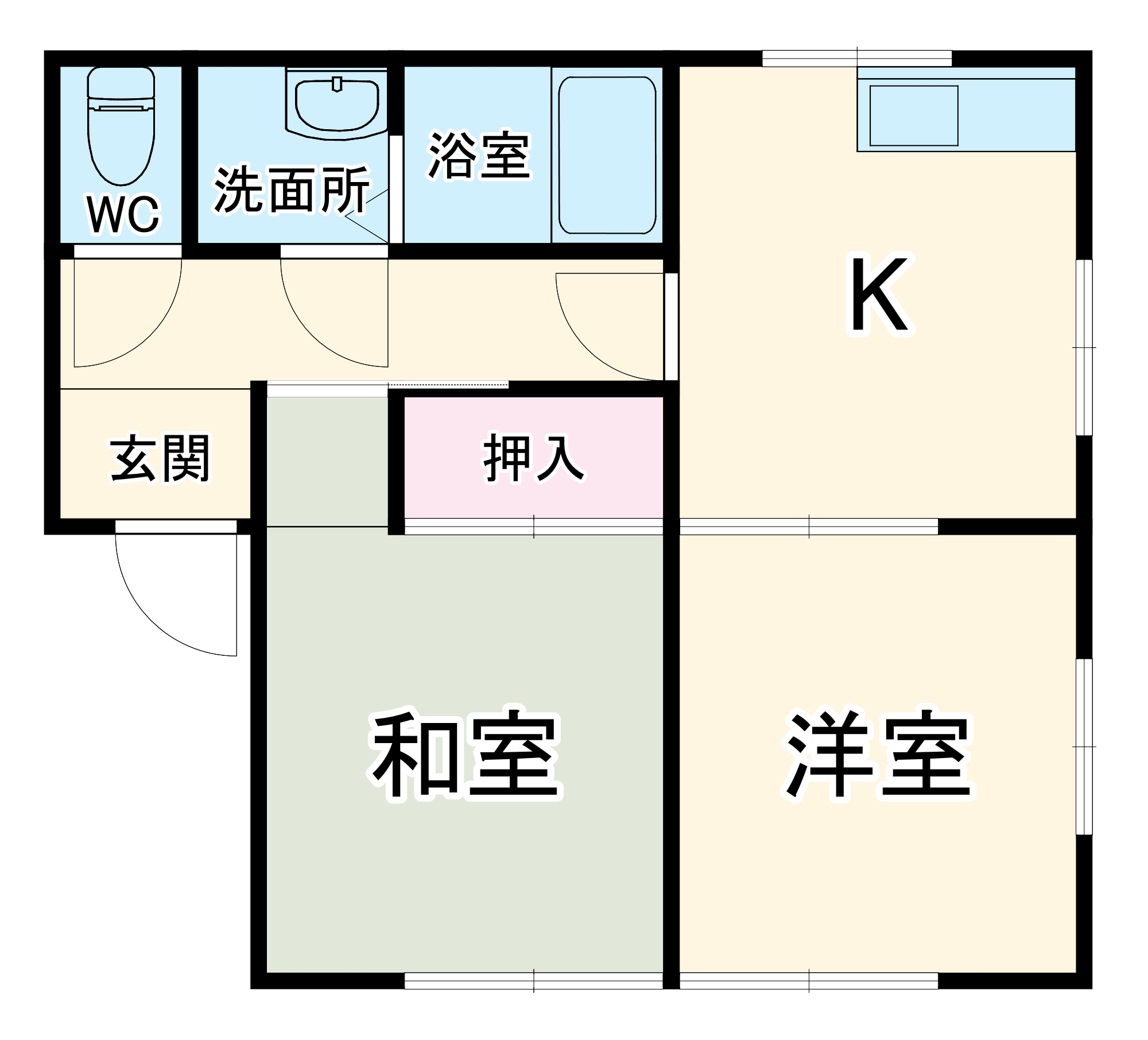 加藤ハイツの間取り