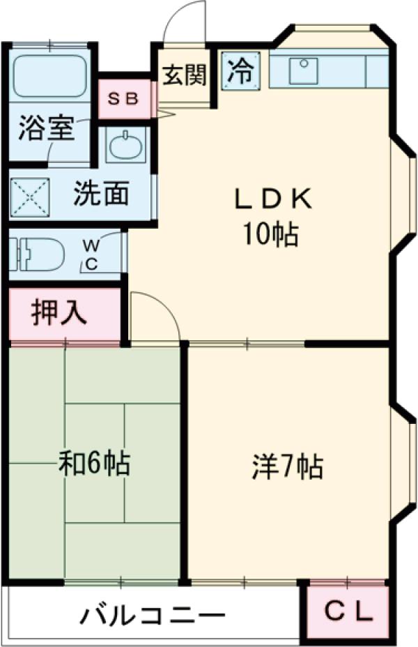 ラ・ドニスハイツの間取り