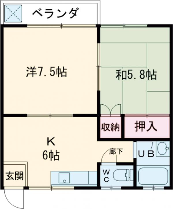 メゾン笹の台の間取り