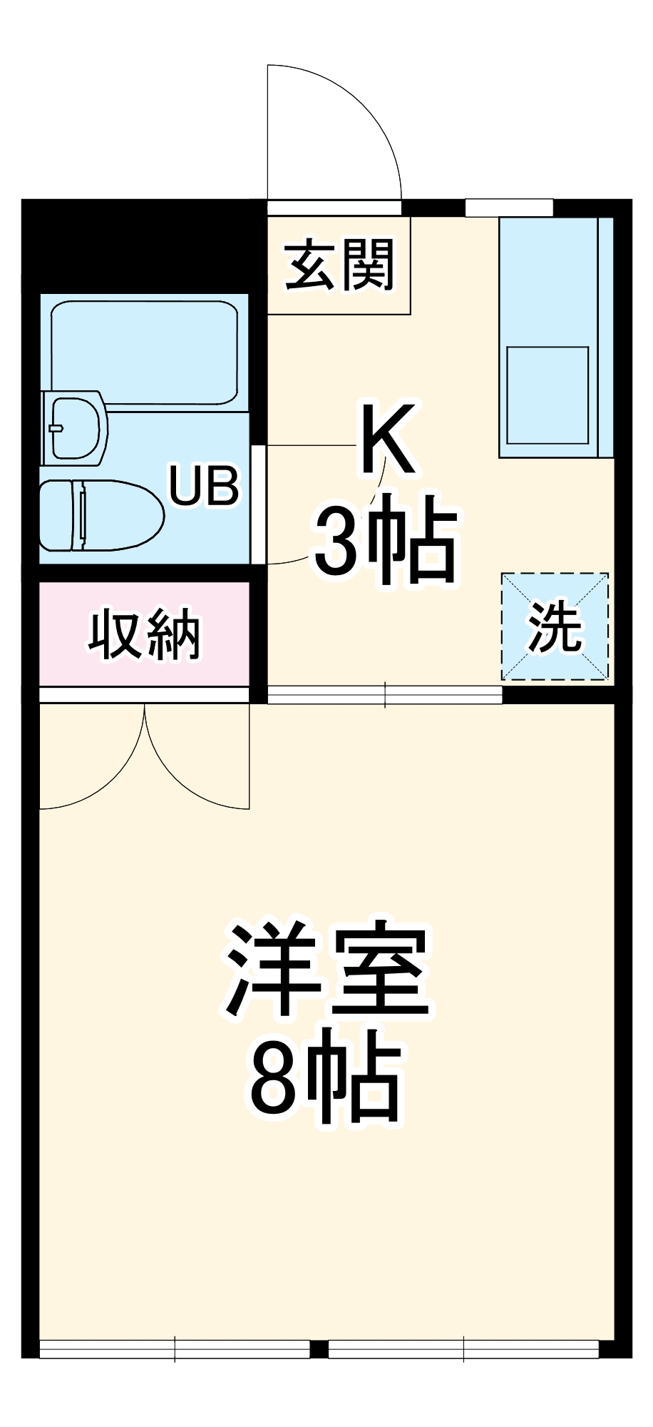 ワコービルの間取り