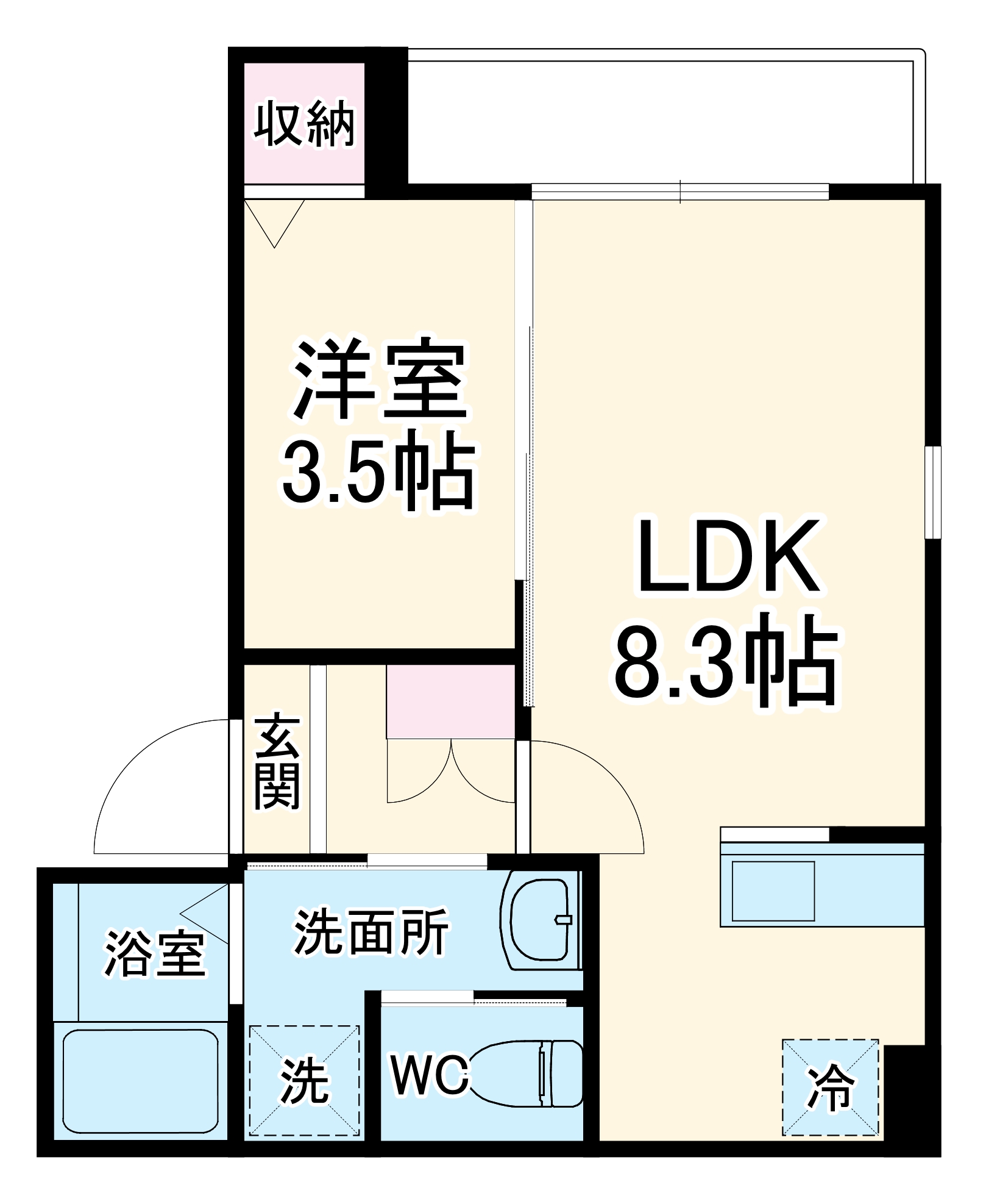 ｒｏｂｏｔ　ｈｏｍｅ　三郷・201号室の間取り