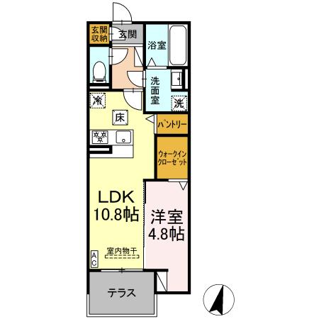DiosPersimmon長泉 I棟の間取り