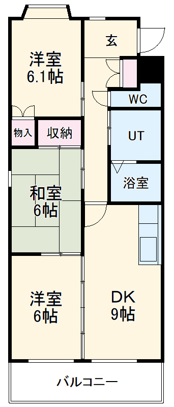 ヴィブレ司の間取り