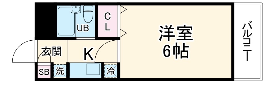 サンライズ野田阪神の間取り