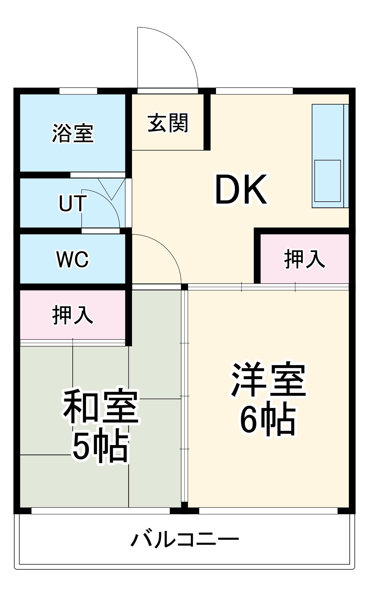 オーシマビルの間取り