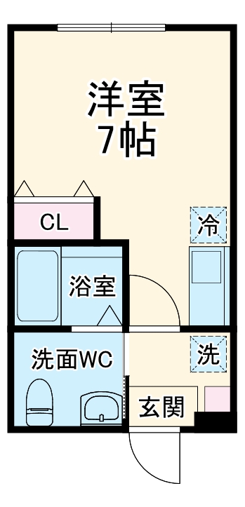 ハーミットクラブハウス野毛山公園(仮)の間取り