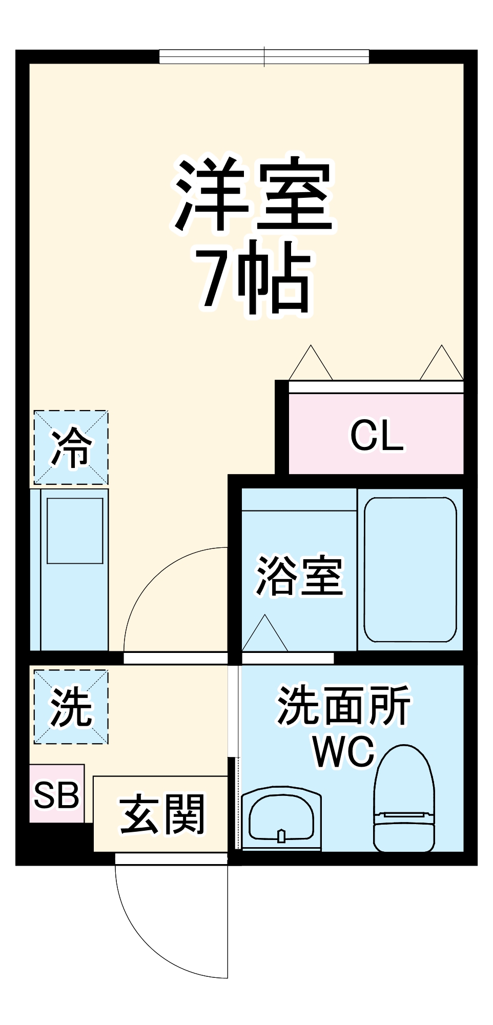 ハーミットクラブハウス野毛山公園(仮)の間取り