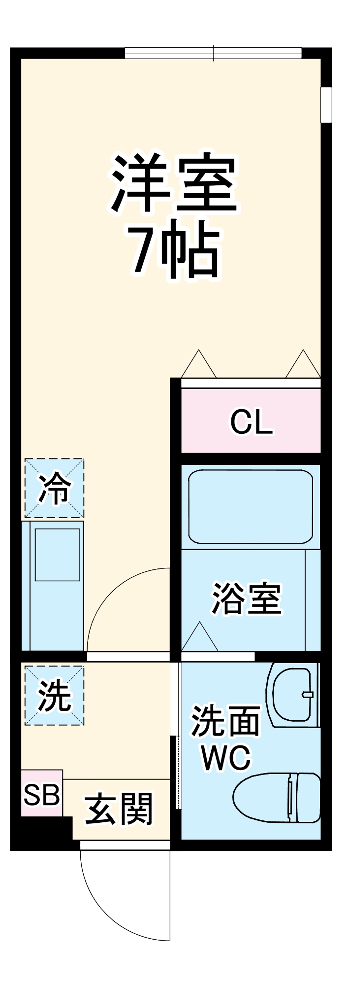 ハーミットクラブハウス野毛山公園(仮)の間取り