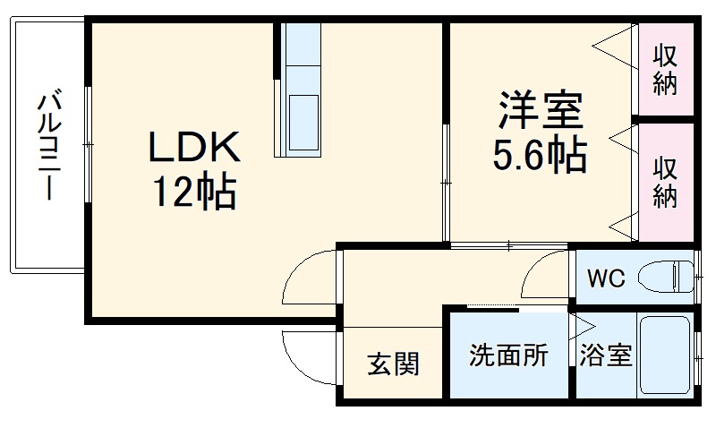 ブルージュMの間取り