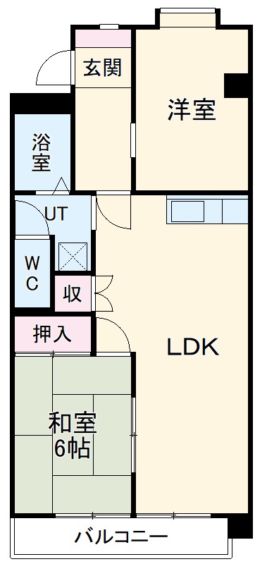 シャトーユキの間取り