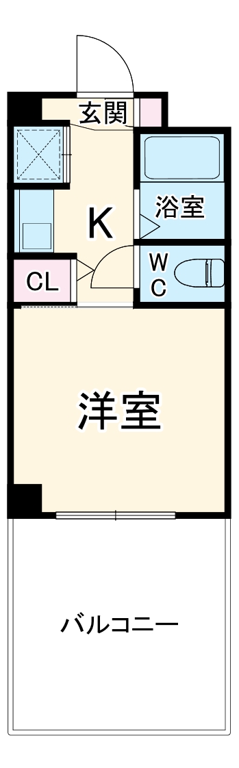 エスポアールあさひの間取り