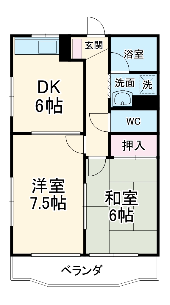 クラフト Ⅰの間取り
