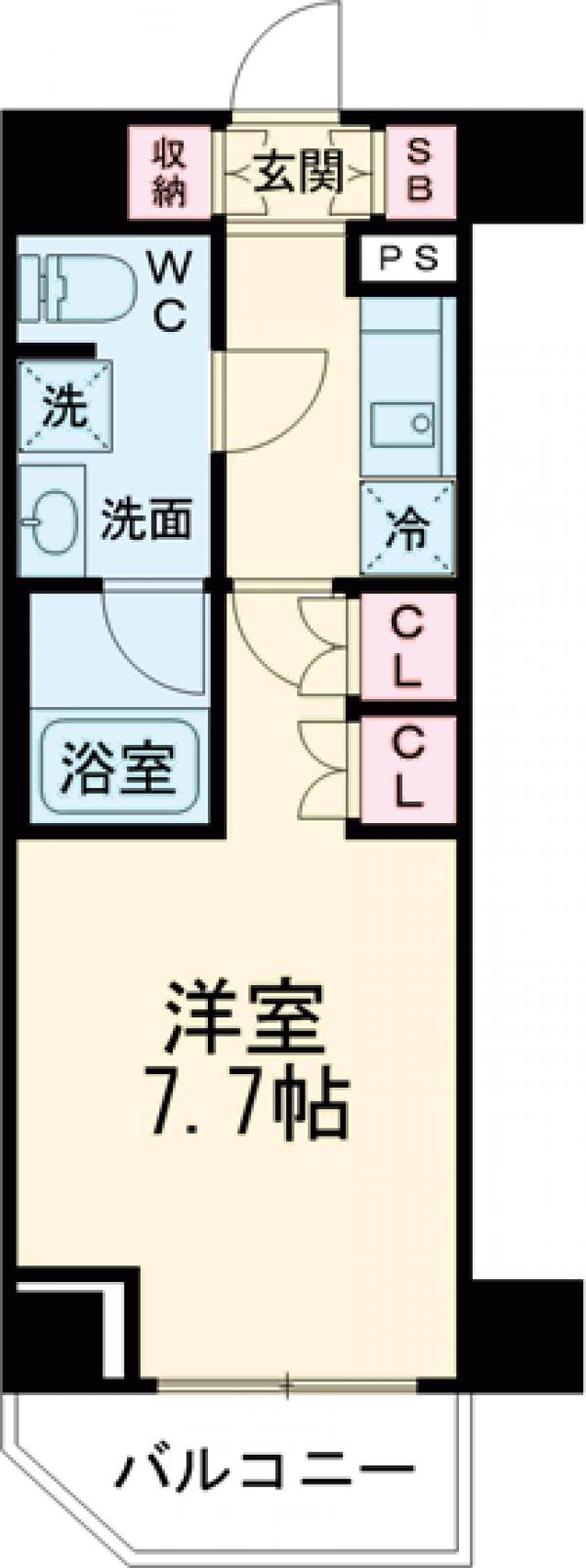 日本堤の完工年月(2023年5月)築の賃貸アパートの間取り