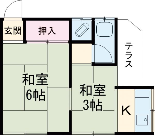 池澤文化住宅の間取り