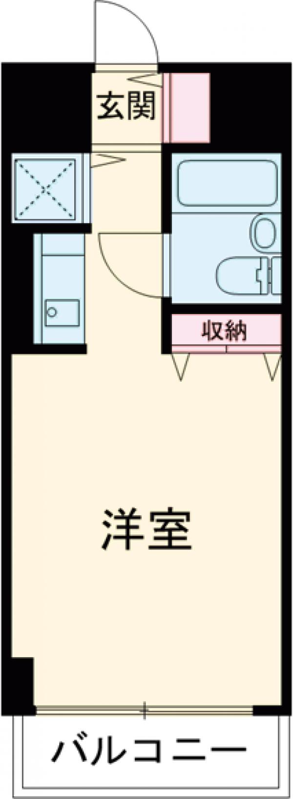ウィンベルソロ亀有第６・202号室の間取り