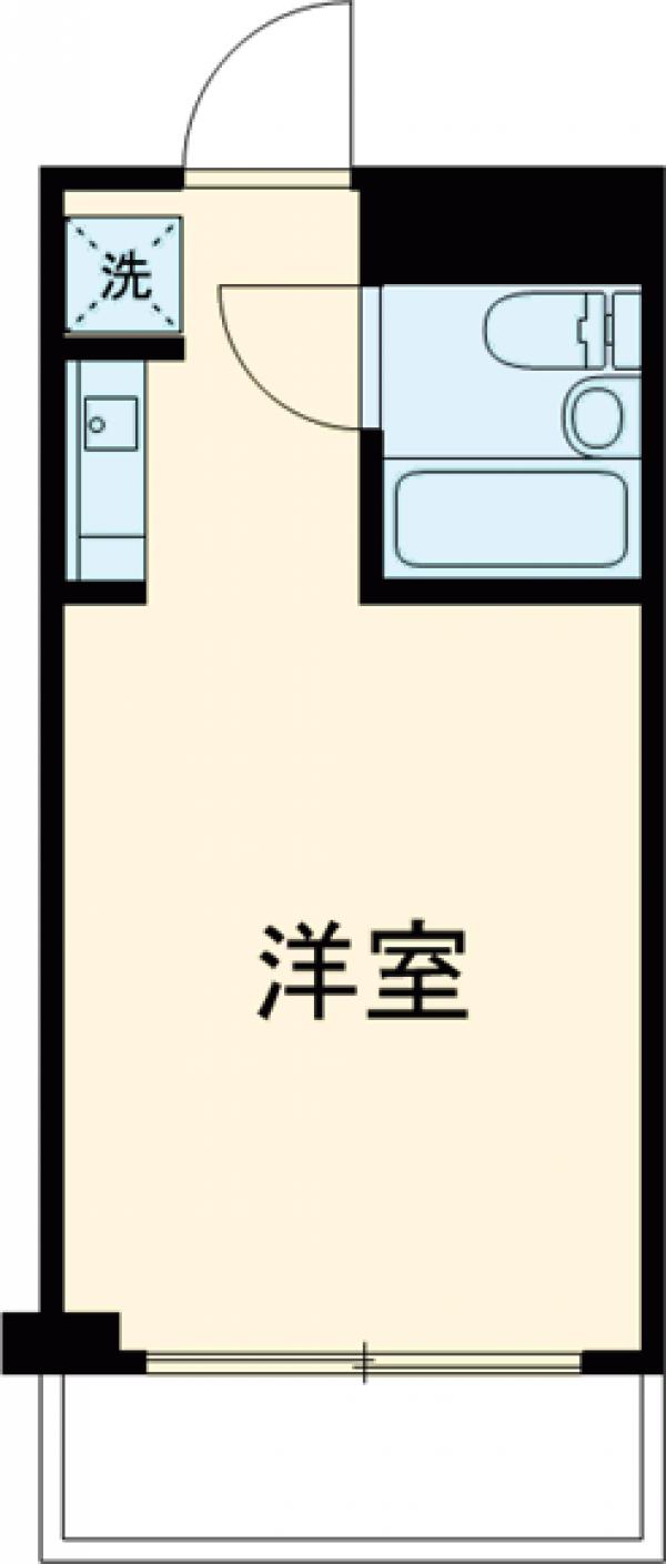 ミタカハイム・405号室の間取り