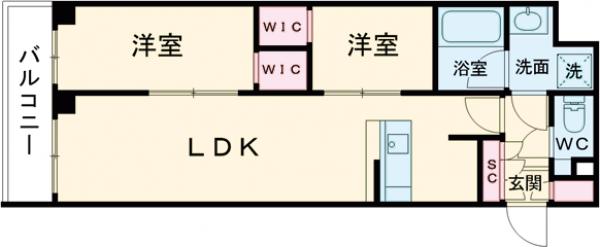 アジールコート練馬中村橋の間取り