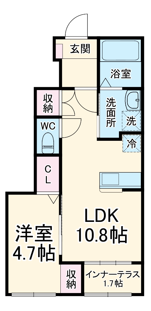 コーポ椛(モミジ)の間取り