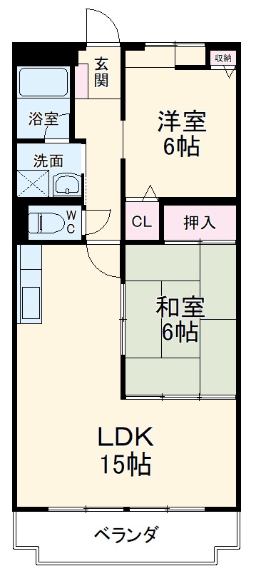 Limpia高峯の間取り