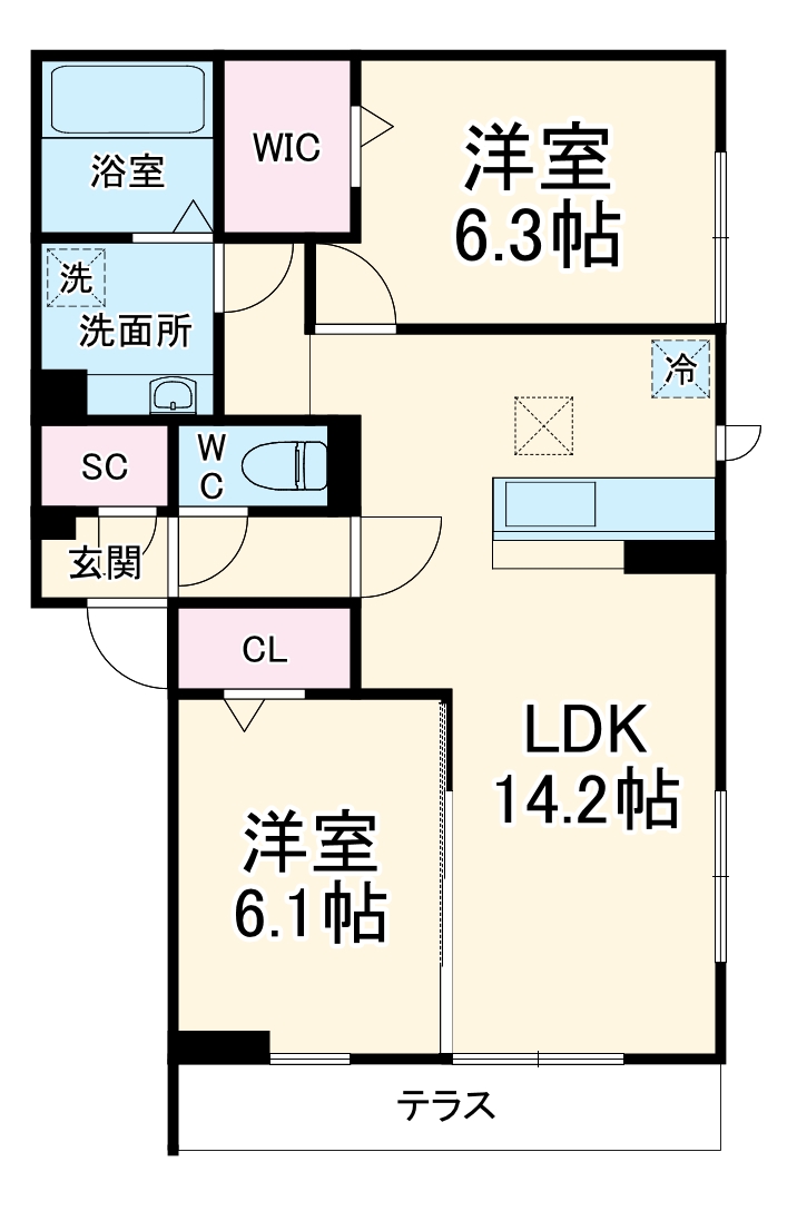 D Paina 大倉山の間取り