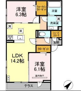 D Paina大倉山の間取り