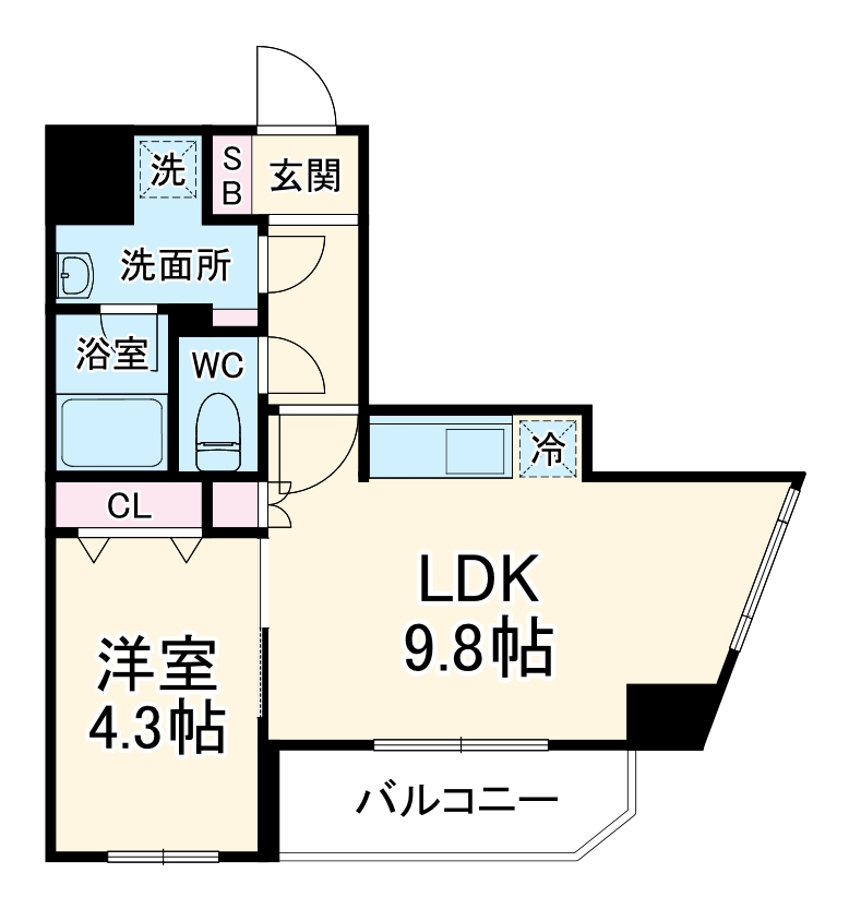 イーストサイドの間取り