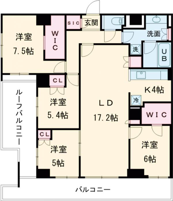ザ・ケンジントン・レジデンスときわ台の間取り