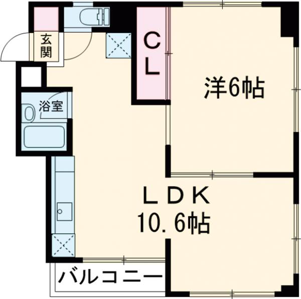 千歳の完工年月(1986年3月)築の賃貸マンションの間取り