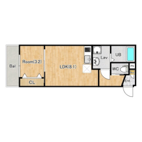 門沢橋の完工年月(2025年7月)築の賃貸アパートの間取り