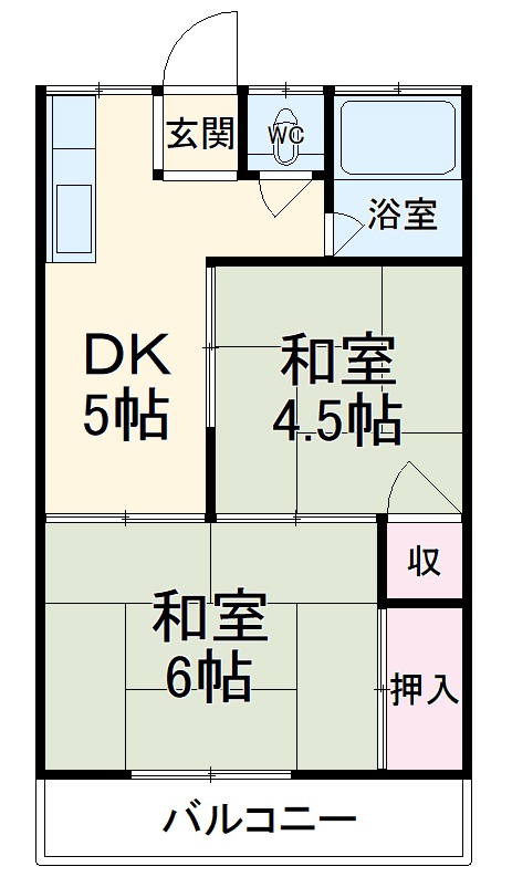 第2吉田文化の間取り