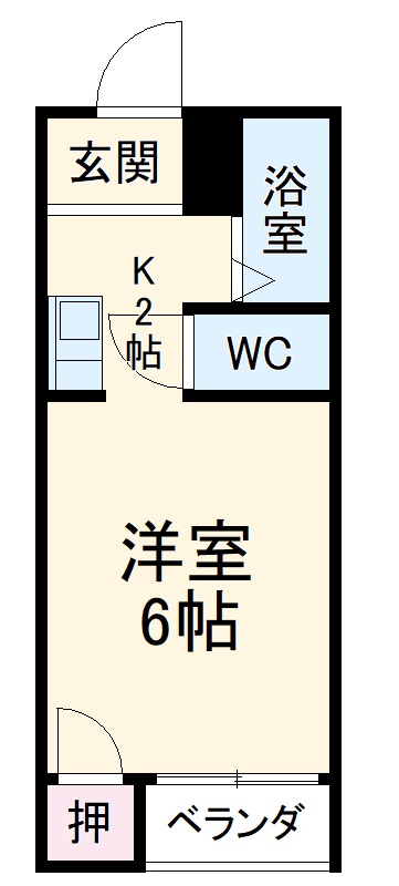 Love Wing白鳥の間取り