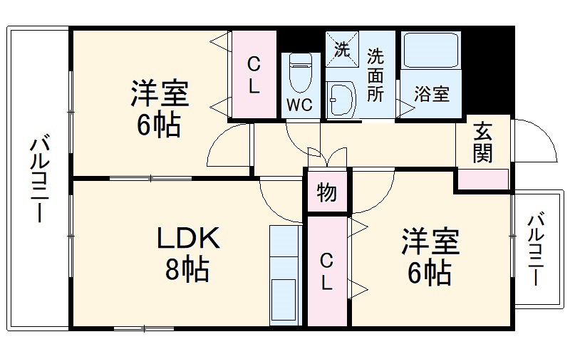 ジャルダン新栄の間取り