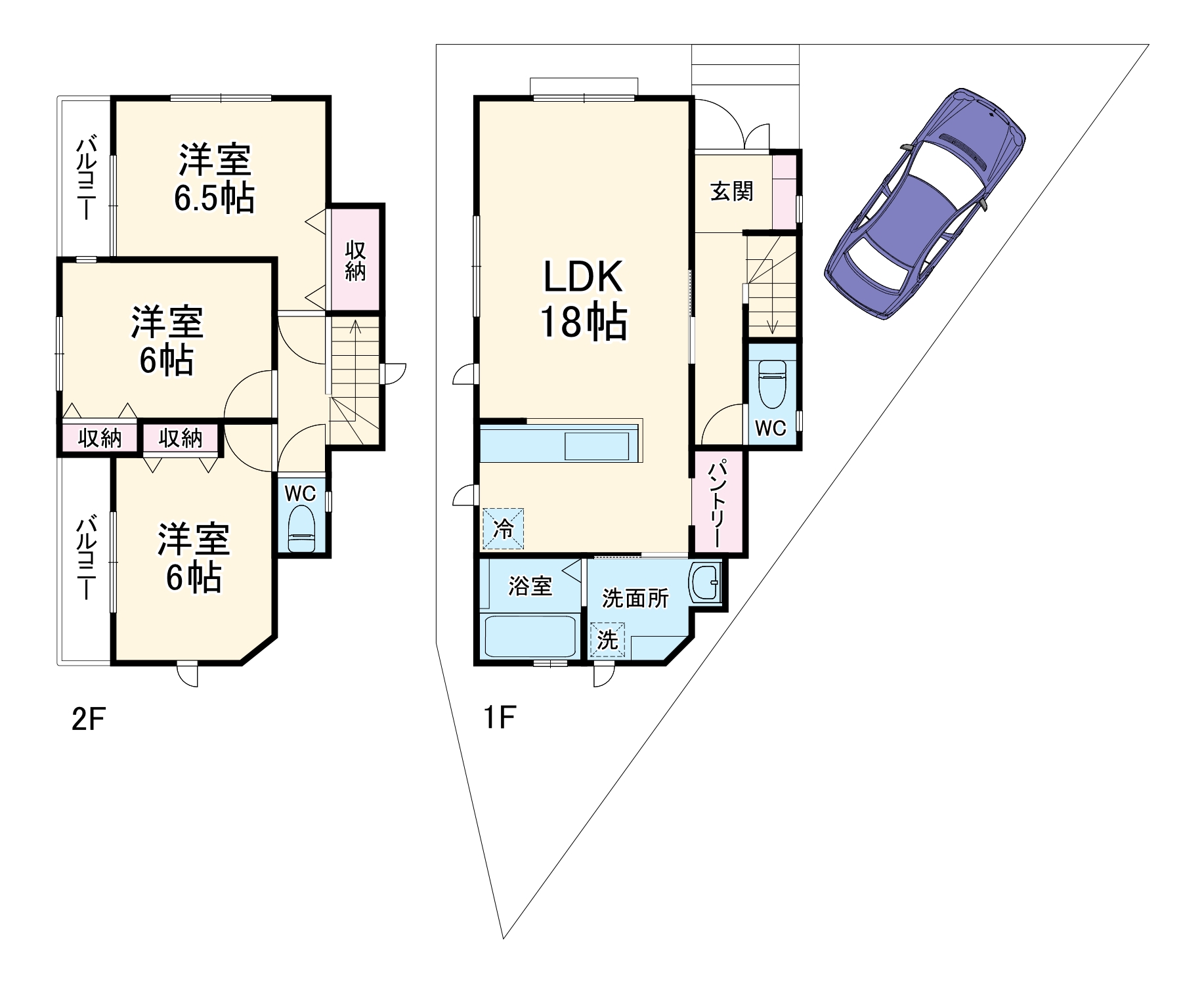 Sumai-toさいたま市中央区八王子01の間取り