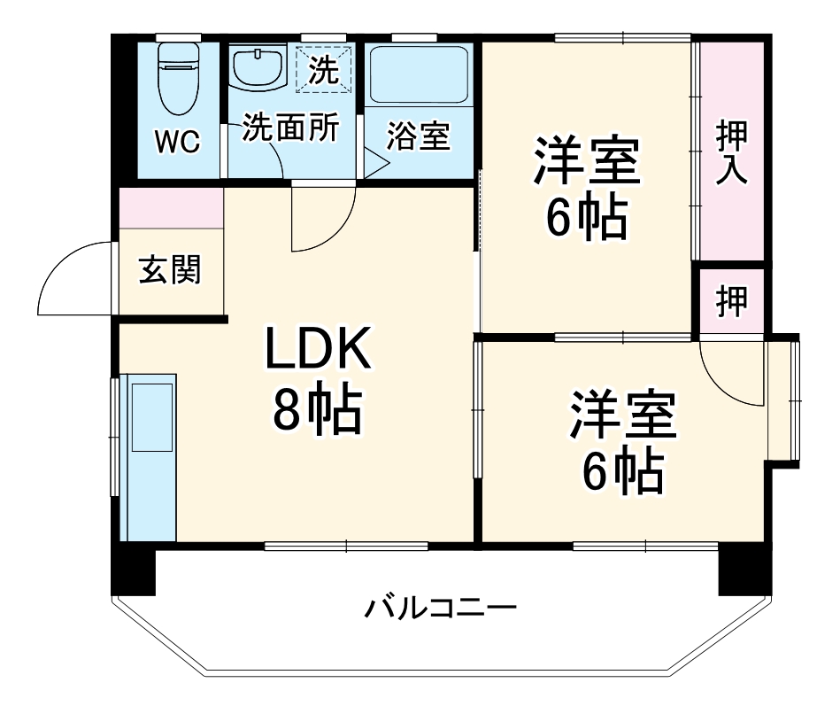 エトワール藤の間取り