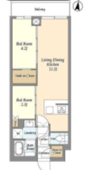 アジールコート練馬中村橋の間取り